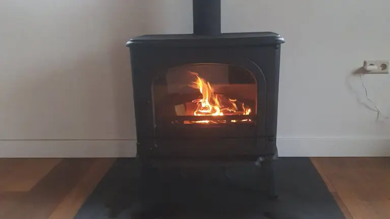 Dru 78 CB Houtkachel brandend banner
