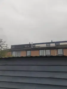 dubbelwandige dakdoorvoer op dak gemonteerd