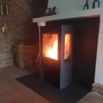 Dik Geurts Kalle brandend zijaanzicht
