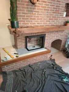 Wanders S60 Hoek Links kader in openhaard