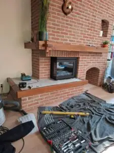 Wanders S60 Hoek Links zijaanzicht met 3 zijdig kader geinstalleerd