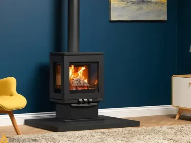 Charlton & Jenrick Purevision LPV5 houtkachel op voetstuk
