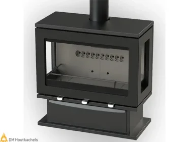 Charlton & Jenrick Purevision LPV8 houtkachel op voetstuk