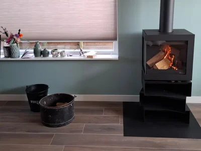 Dik Geurts Bora Corner Cubes Brandend vooraanzicht